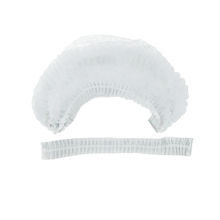 Шапочка медична одноразова БІЛІ 100 шт