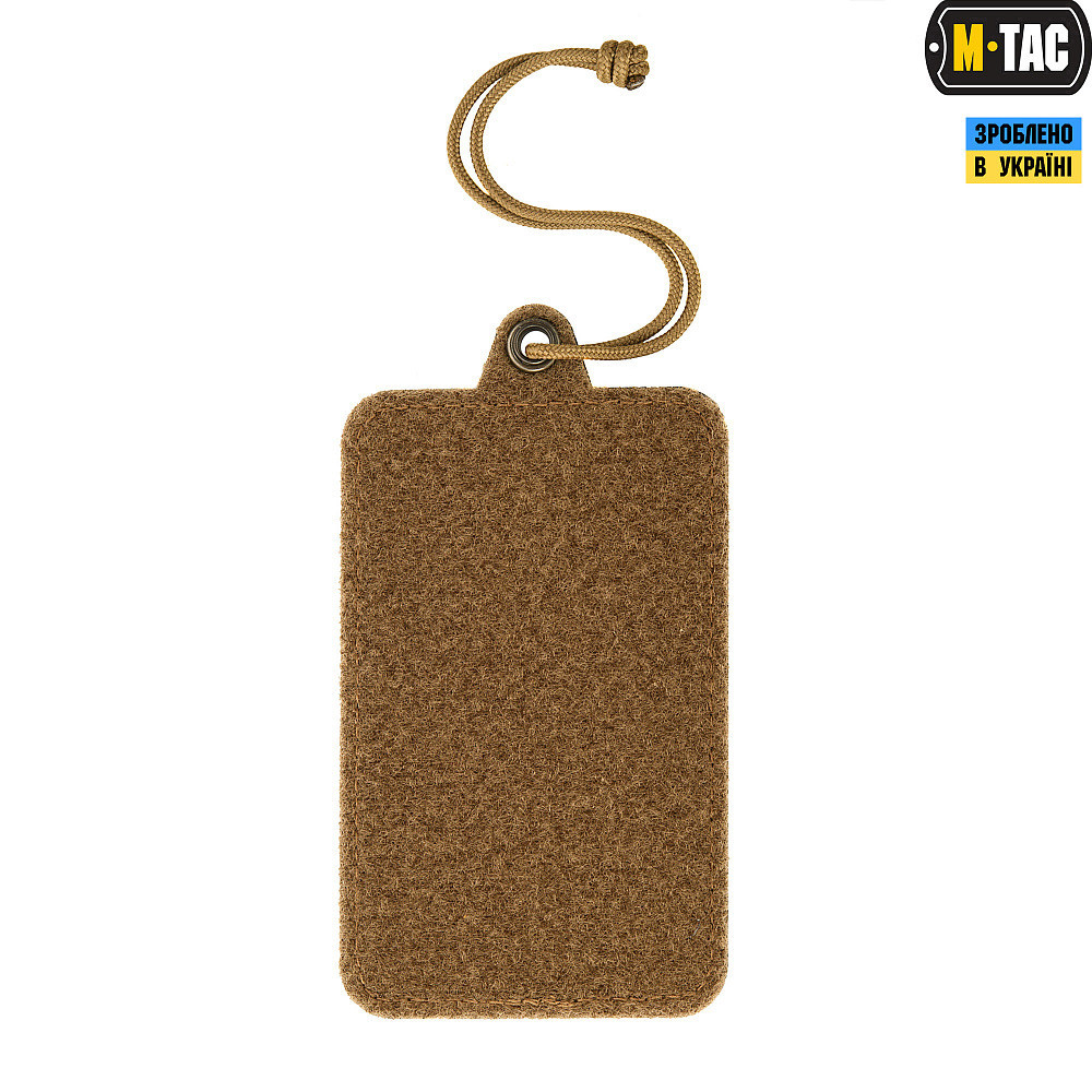 M-Tac панель для нашивок підвісна з кишенею для ID-картки Coyote, фото 1