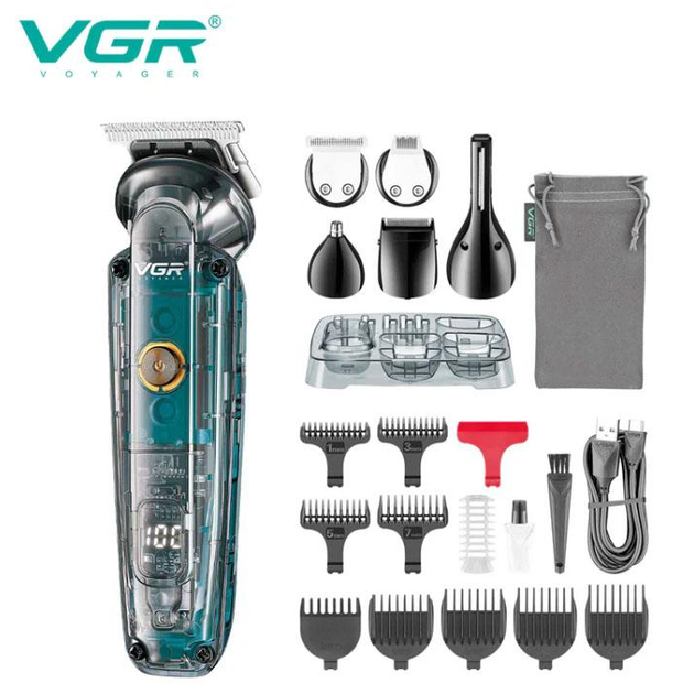 Професійний набір для стрижки волосся 6 в 1 VGR V-102