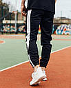 Спортивні штани чорні з білим лампасом Роккі (Rocky) S,M,L,XL, фото 10
