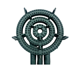 Комплект Чавунний газовий пальник Wolmex 10 кВт з редуктором Ozkan з регулюванням та кисневий гумовий шланг 3 метра, фото 4