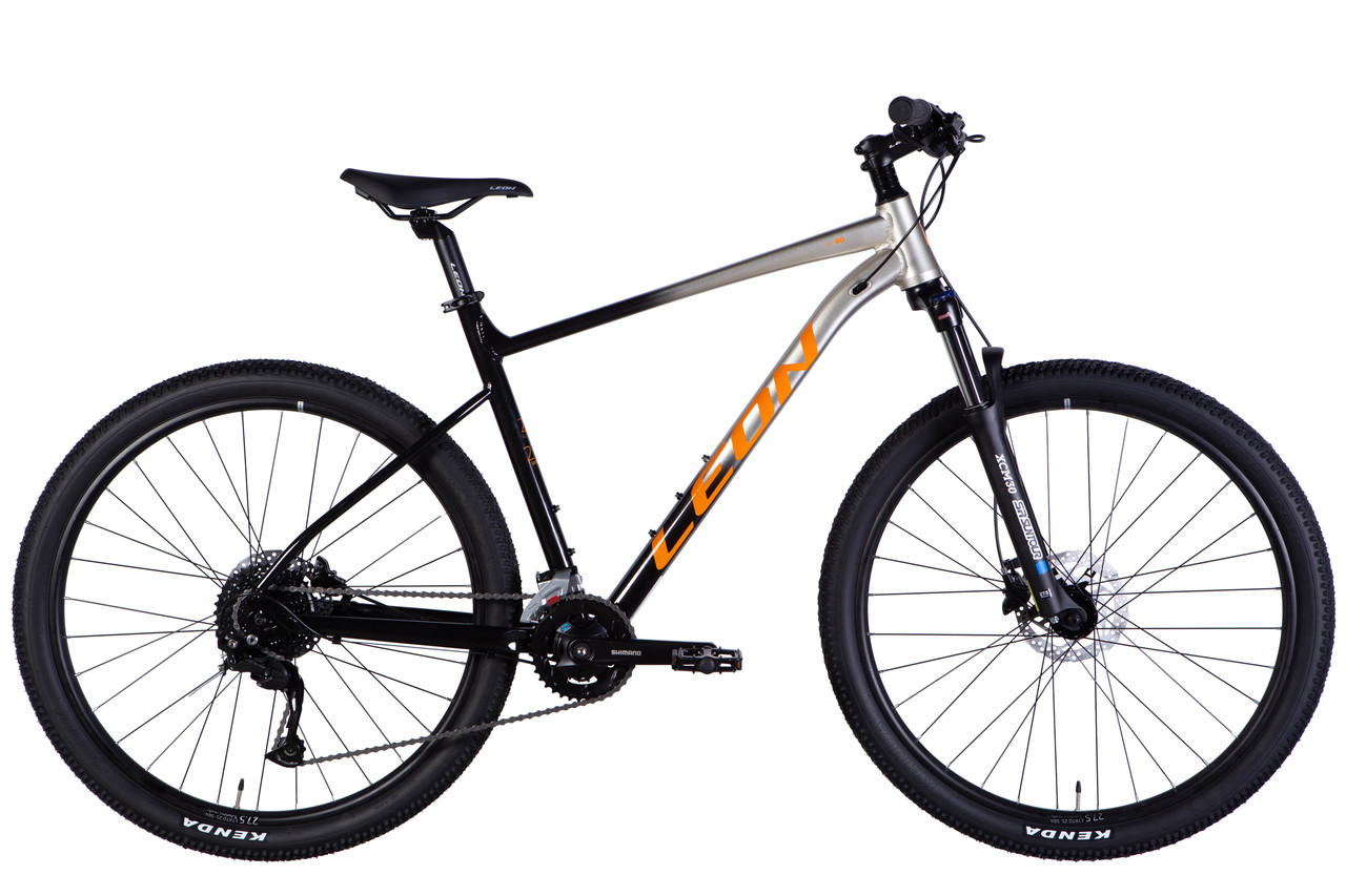 Велосипед AL 27,5" Leon XC 80 HDD рама-20" срiблястий з чорним 2025, фото 1