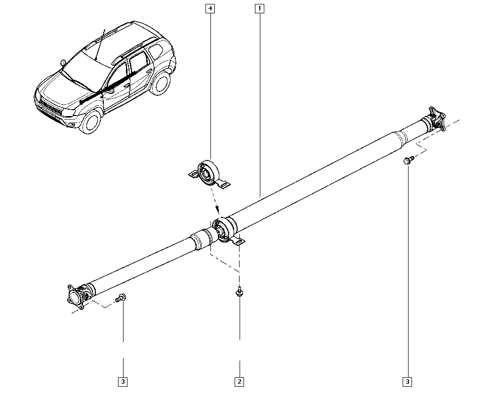 Ремонт карданного вала Renault Duster - фото 4 - id-p472413539