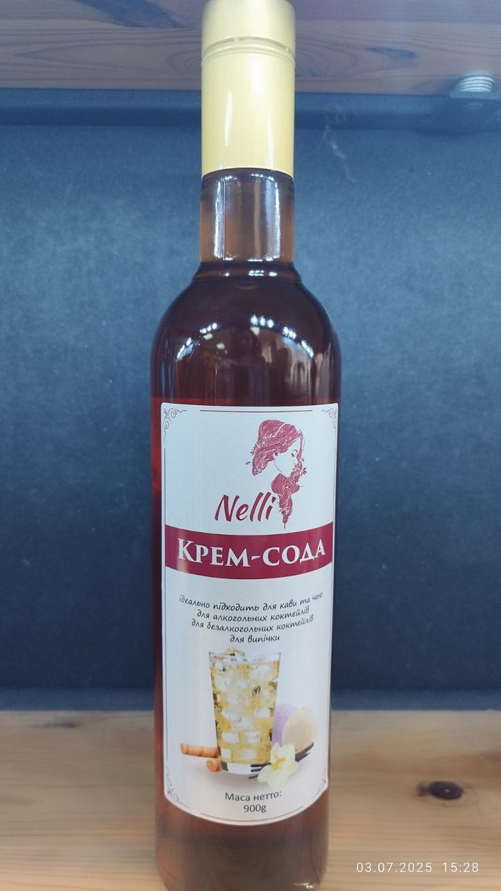 Сироп Nelli Крем Сода 700 мл, фото 1