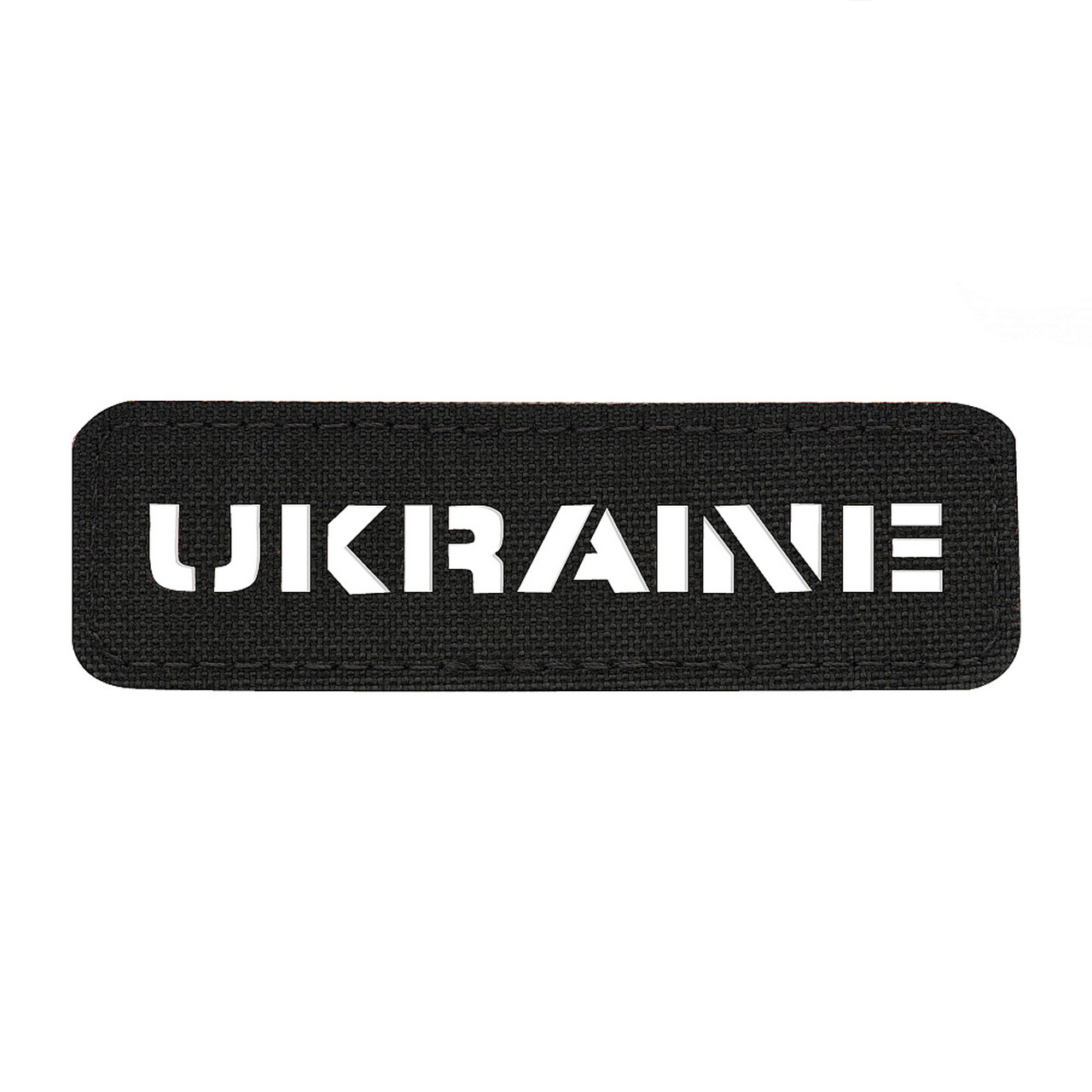 M-Tac нашивка Ukraine скрізна 25х80 Laser Cut Black, фото 1