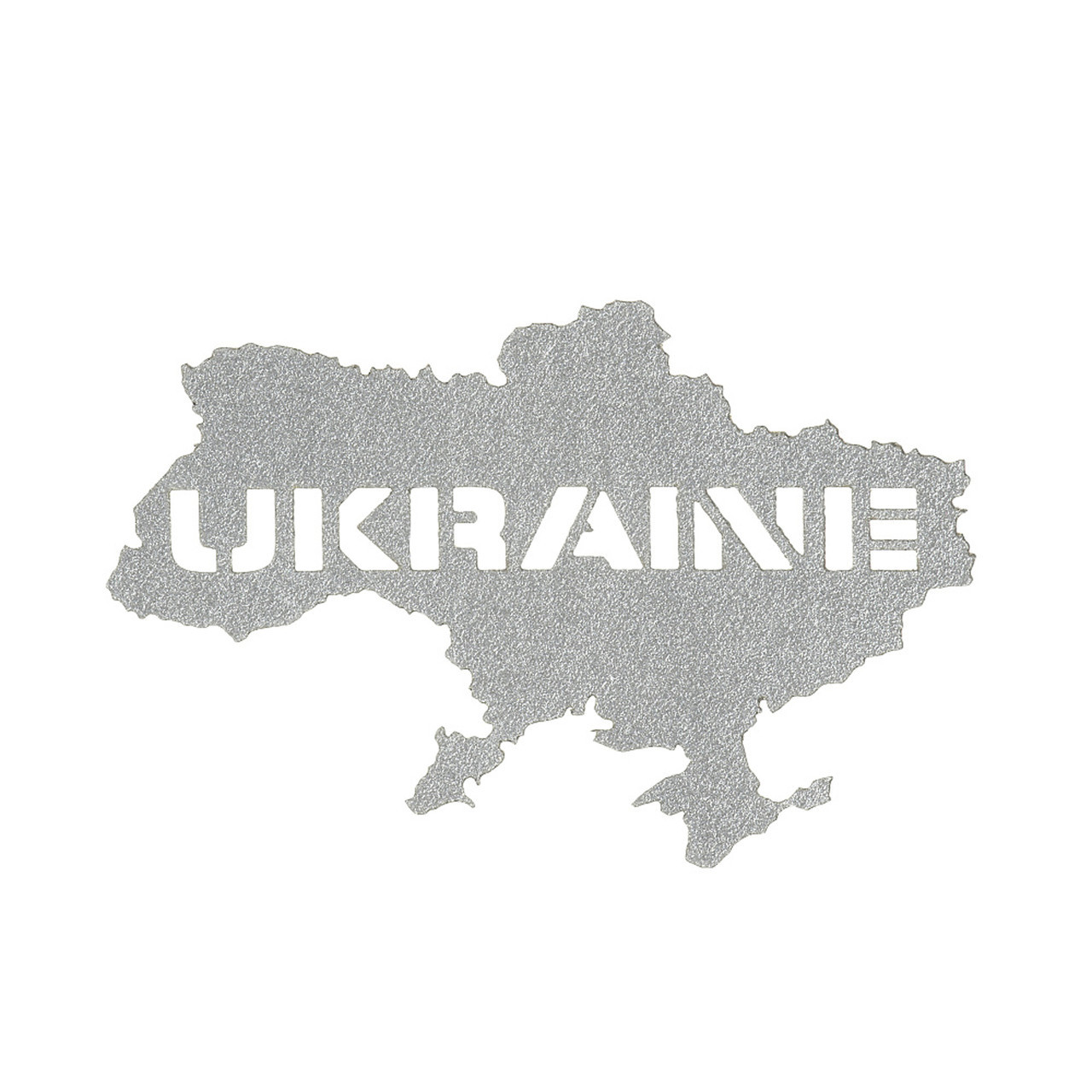 M-Tac нашивка Ukraine (контур) скрізна Laser Cut світловідбиваюча, фото 1