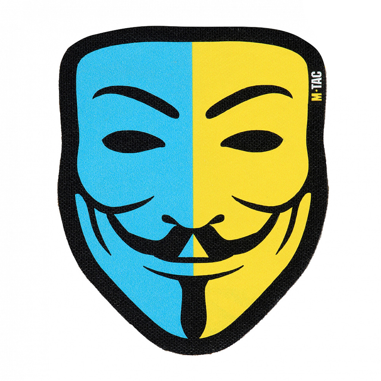 M-Tac нашивка Anonymous Black/Yellow/Blue, фото 1