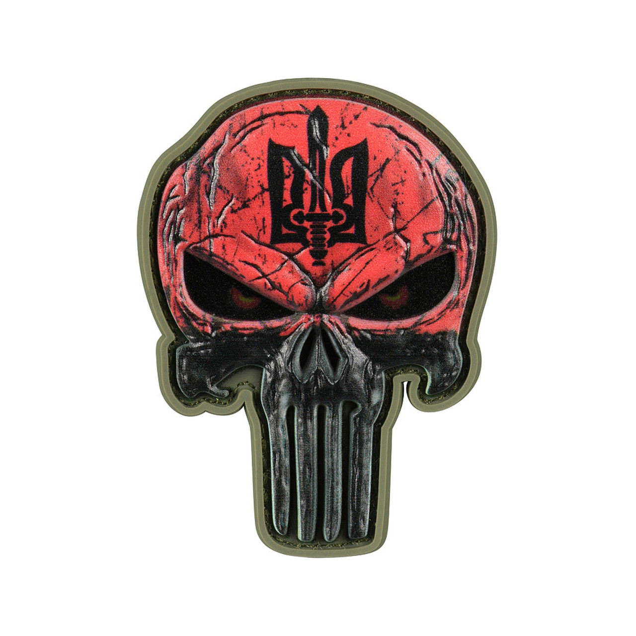 Нашивка Punisher Червоний, фото 1