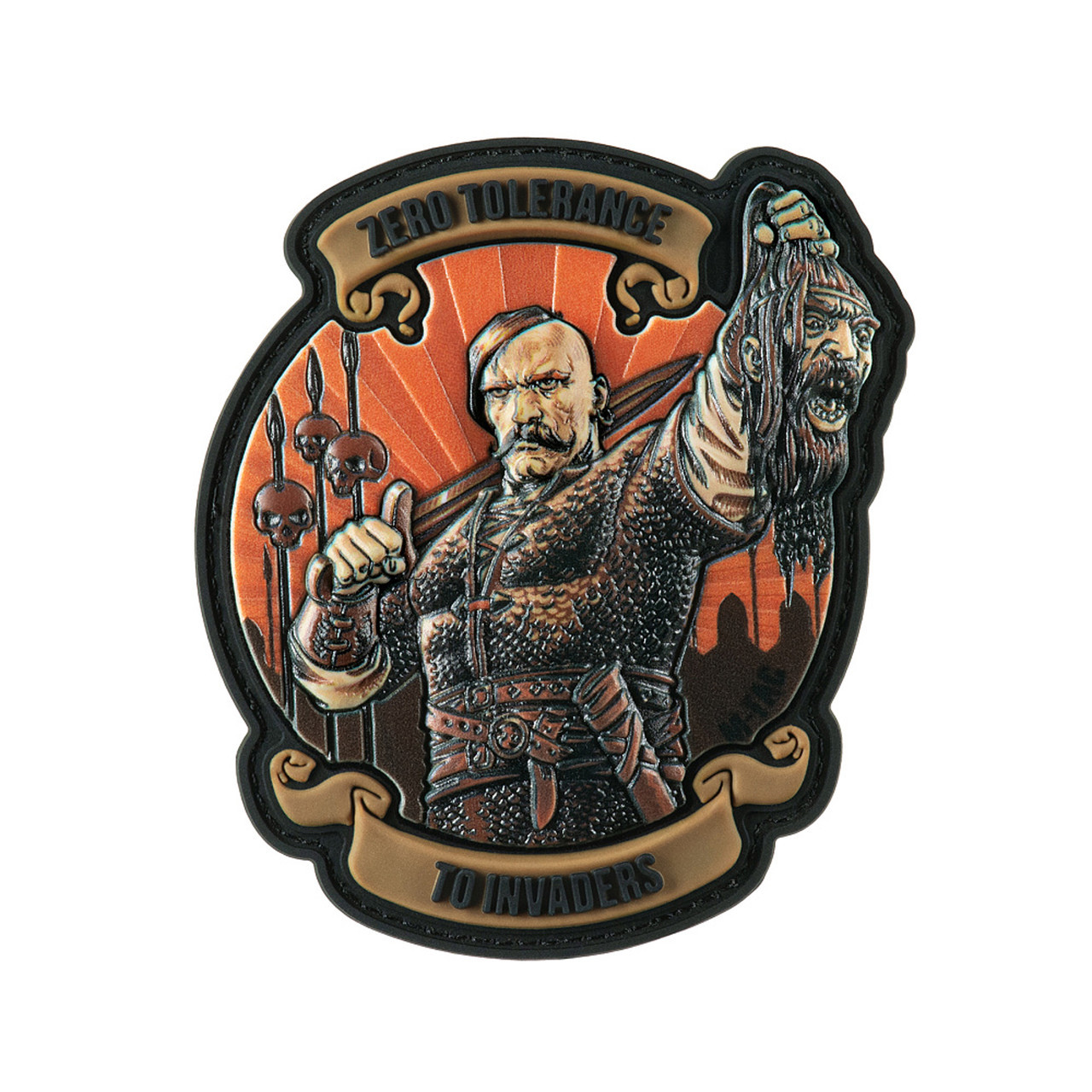 M-Tac нашивка Zero Tolerance PVC Coyote 2, фото 1