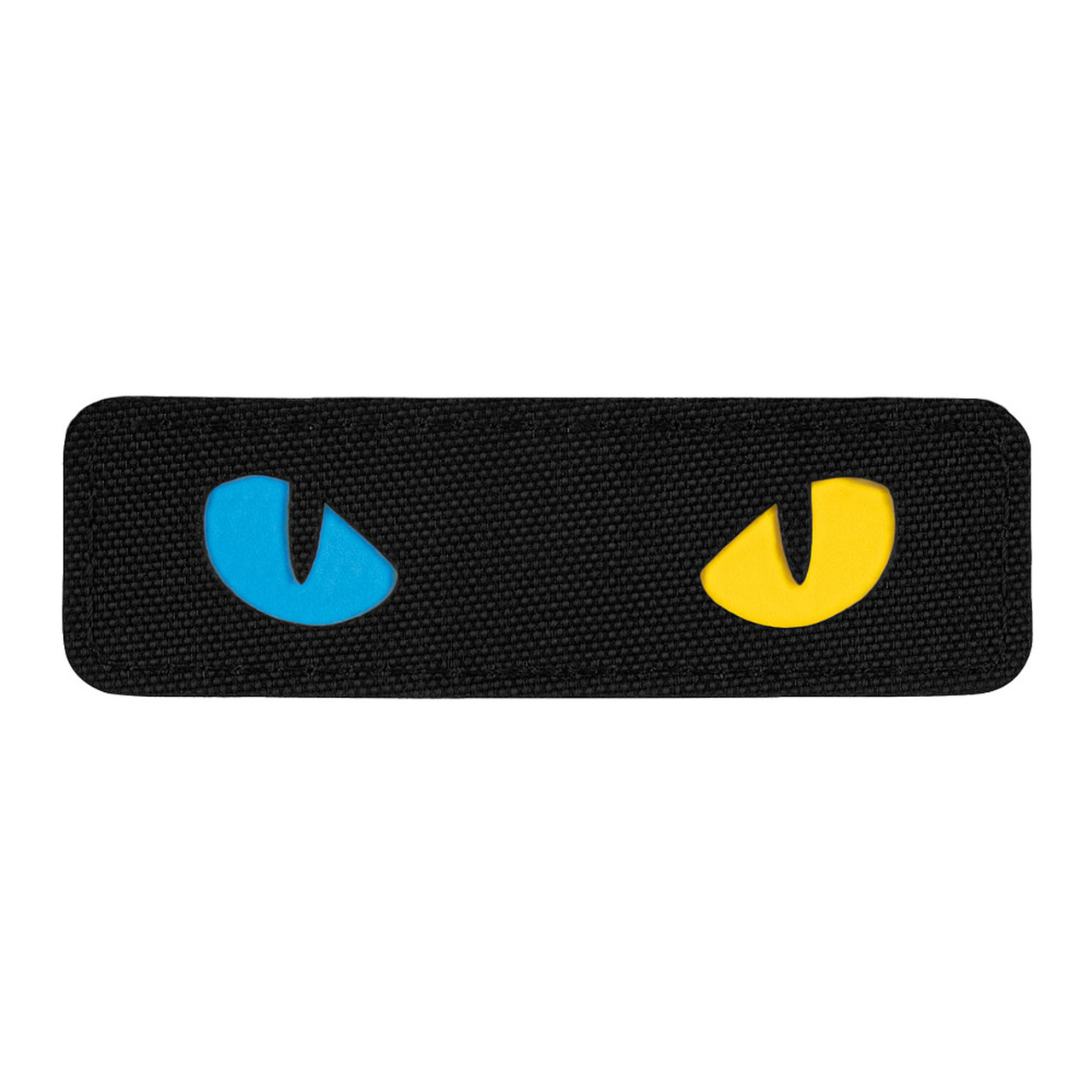 M-Tac нашивка Cat Eyes Laser Cut Black/Yellow/Blue/GID, фото 1