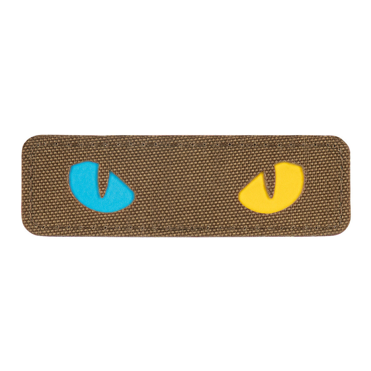 M-Tac нашивка Cat Eyes Laser Cut Coyote/Yellow/Blue/GID, фото 1