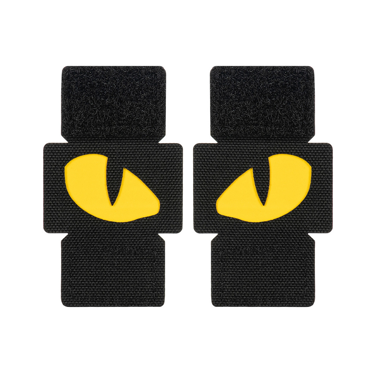 M-Tac нашивка Tiger Eyes Laser Cut (пара) Black/Yellow/GID, фото 1