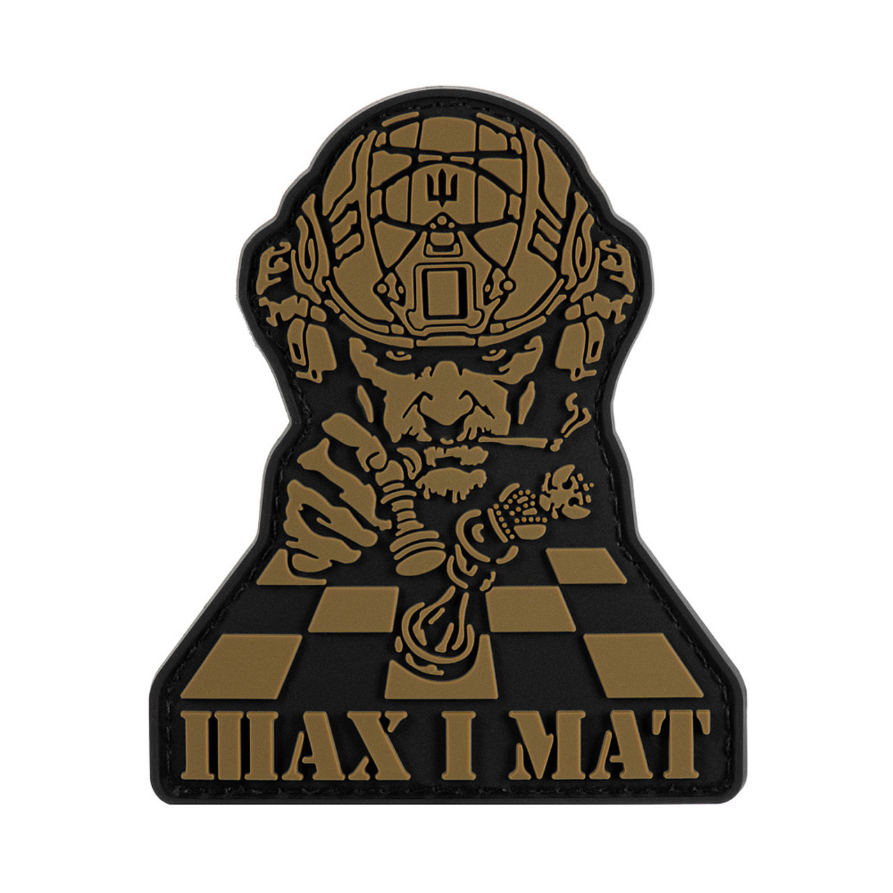 M-Tac нашивка Шах і Мат Black/Coyote, фото 1