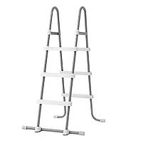 Басейн каркасний Intex Prism Frame 26722 427×107 см — круглий з насосом, драбина, тент, підстилка, фото 5