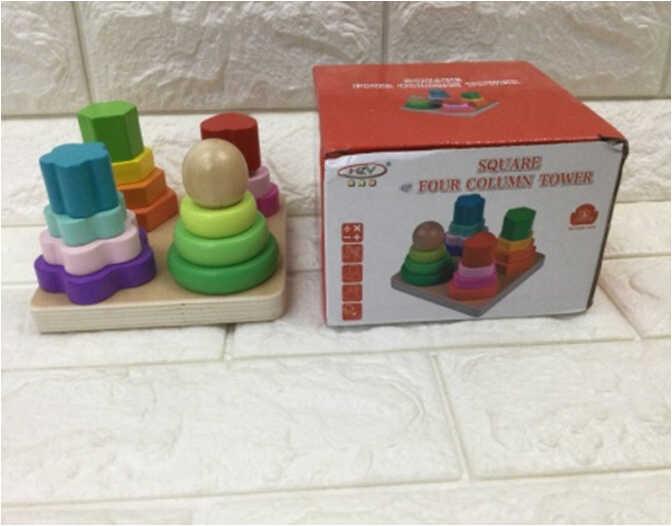 Логічна гра дитяча дерев'яна, фігурки, сортер C 53961