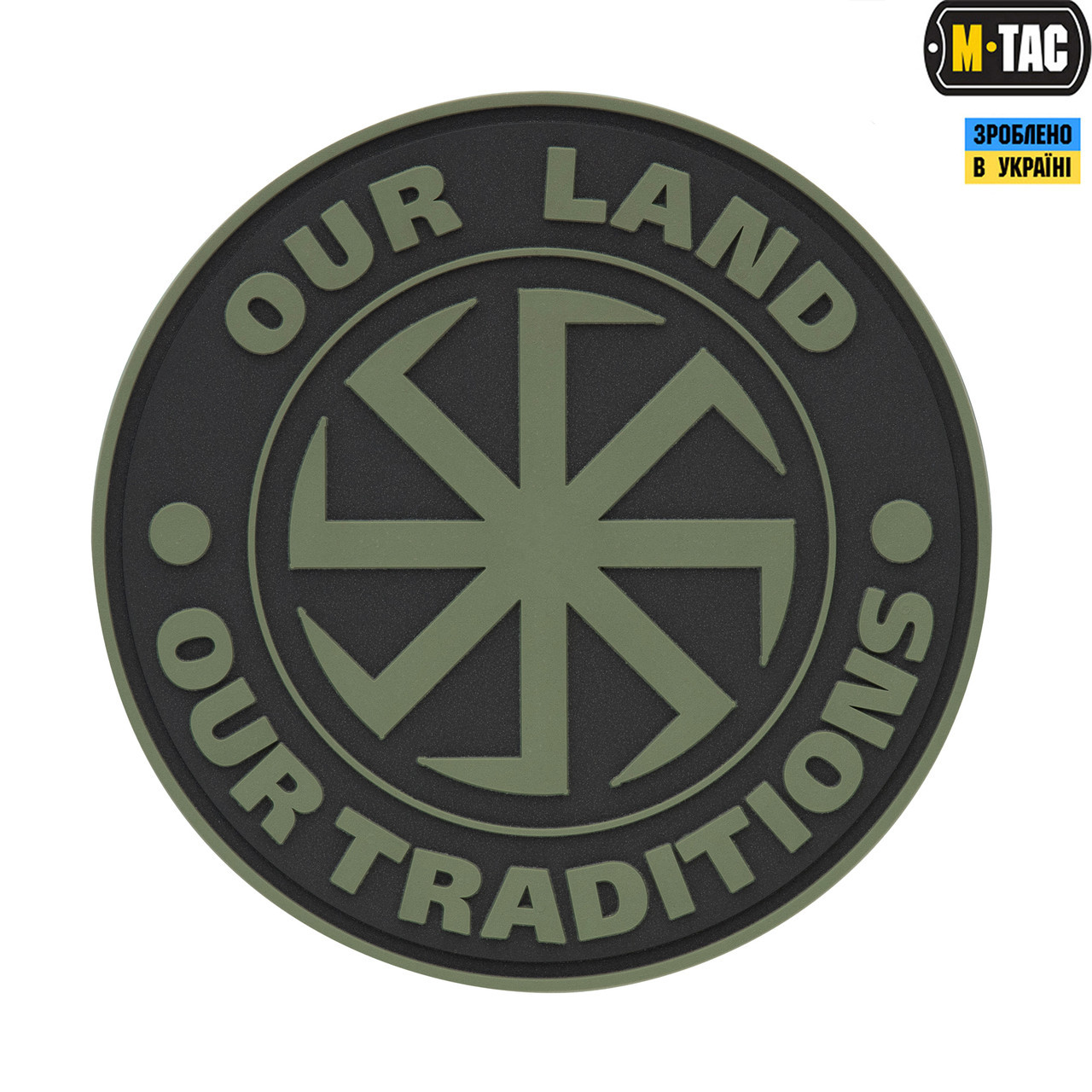 M-Tac нашивка Our Land PVC Olive, фото 1