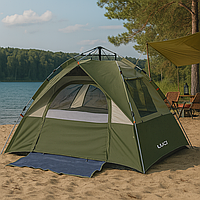 Намет туристичний 200×195×140 см для риболовлі кемпінгу пікніка чи пляжу палатка тент у чохлі