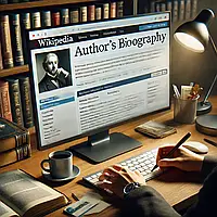 Створення біографії автора книги у Вікіпедії