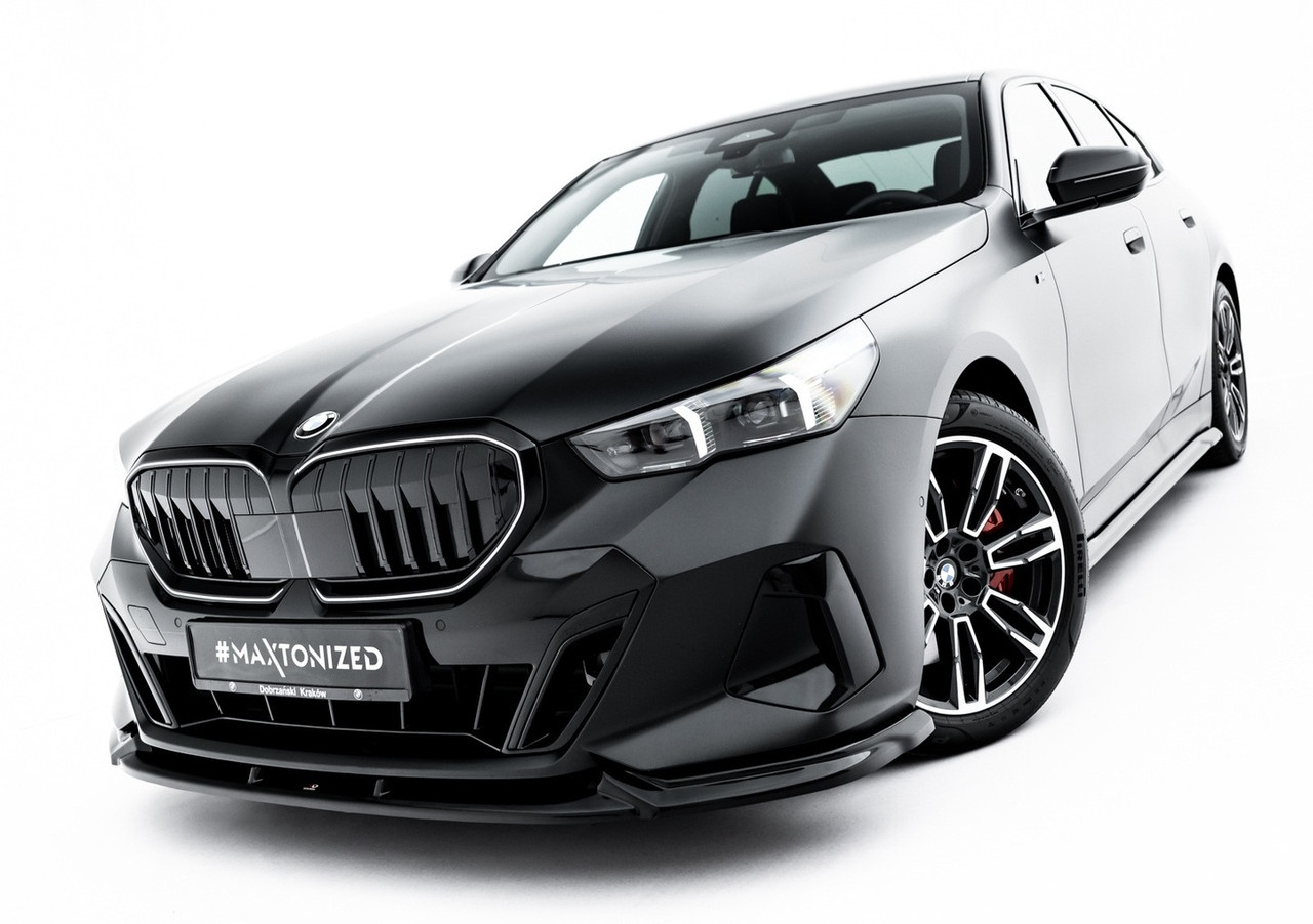 Сплітер BMW 5 / i5 G60 M-Sport тюнінг обвіс губа спідниця елерон (V1)