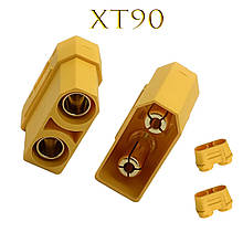 Роз'єм XT90 для акумулятора RC Lipo (комплект вилка+розетка)