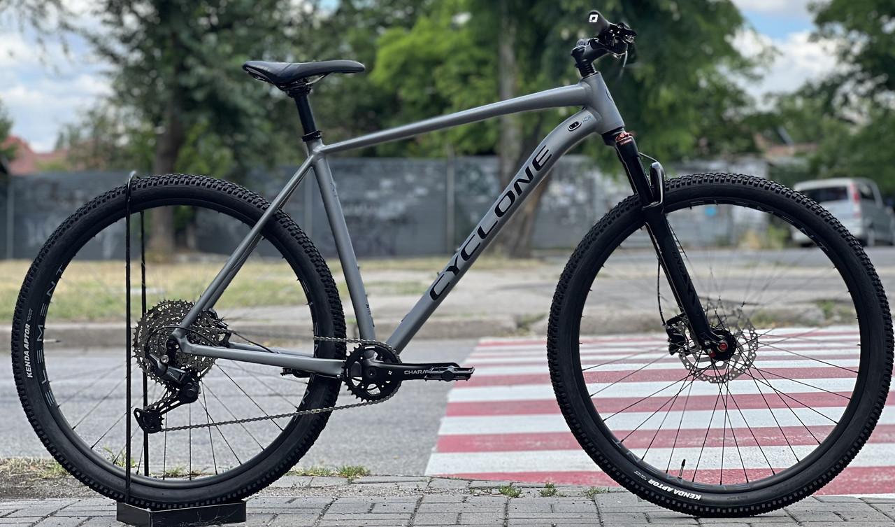 Велосипед гірський спортивний 29" CYCLONE SX сірий на зріст 180-190 см, фото 1