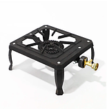 Комплект Чавунна газова плита плита GB-01 3,5 кВт з редуктором Ozkan з регулюванням та кисневий гумовий шланг 3 метра, фото 6