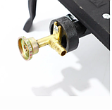 Комплект Чавунна газова плита плита GB-01 3,5 кВт з редуктором Ozkan з регулюванням та кисневий гумовий шланг 3 метра, фото 7