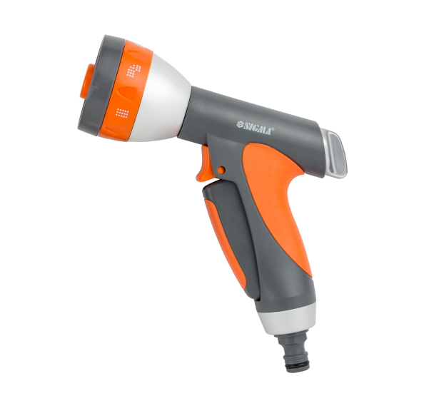 Пістолет-розпилювач 7-ми режимний ABS+AL+TPR Flora