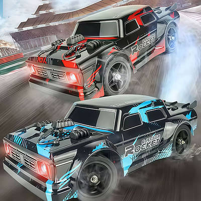 Гоночний дрифт автомобіль спорткар на р/у хлопчикові Іграшкова машинка для шосе 1:16 36 км/год 4WD світло пар Red