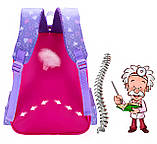 Рюкзак Холодне серце RESTEQ, шкільна сумка для дівчаток, рюкзак для школи, рюкзак Frozen 38x26x14 см, фото 5