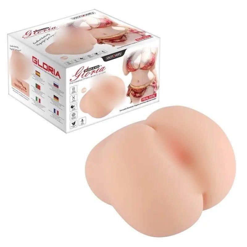 Вагіна для чоловіків Versatile Realistic Vagina and Ass Masturbator-Gloria kitty.in.ua, фото 1