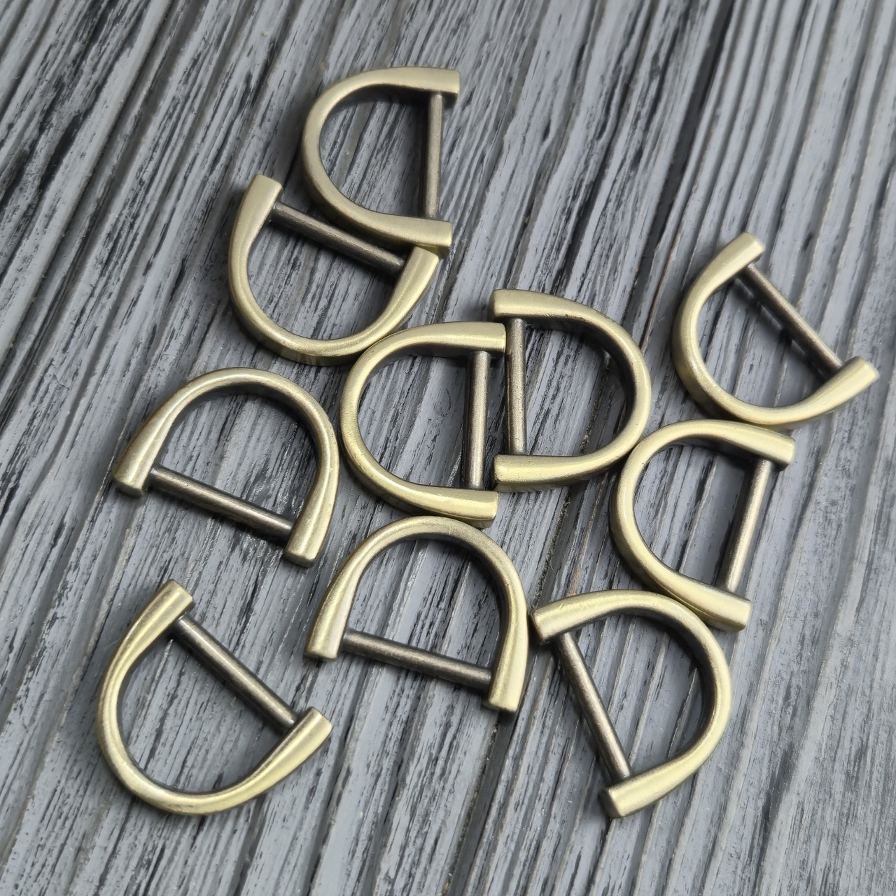 Півкільце 20х15х5 мм Лите Тертий Антик, фото 1