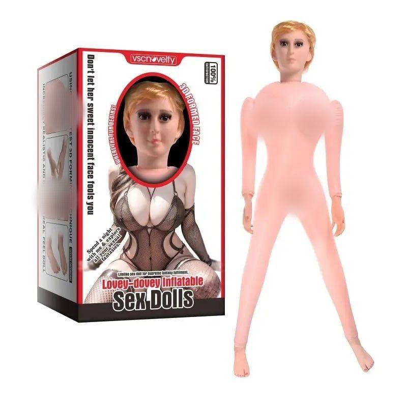 Лялька для секса Lovey-dovey Inflatable Sex Doll kitty.in.ua, фото 1