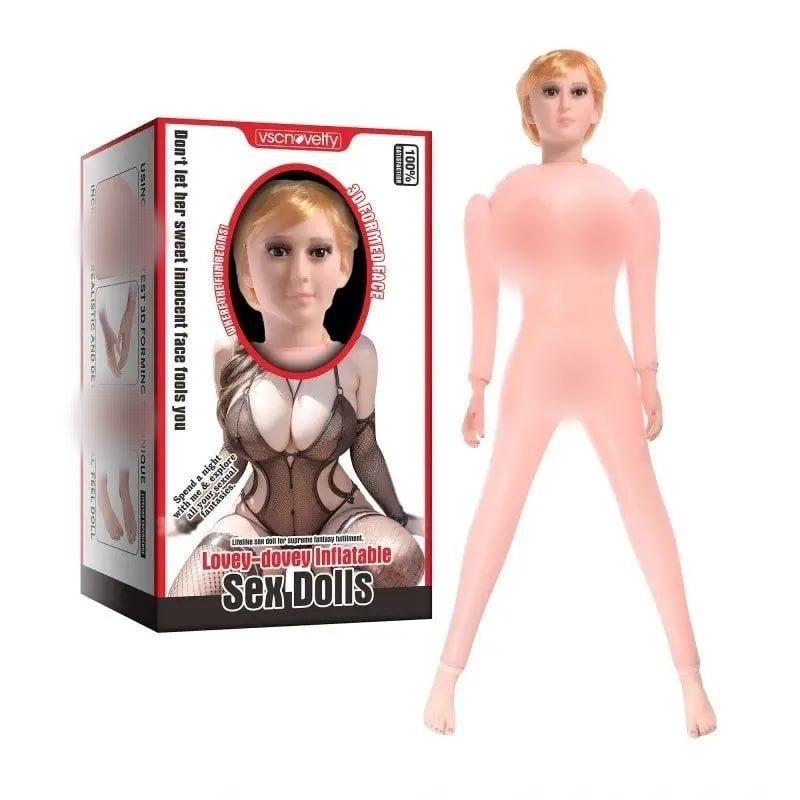 Лялька для секса Lovey-dovey Inflatable Sex Doll Silicone breasts kitty.in.ua, фото 1