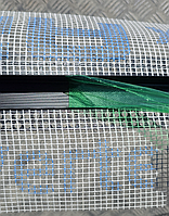 Рустовочний профіль 30х20мм ПВХ з сіткою Vertex руст (боні) для фасаду колір чорний RAL9005 довжина 2.5 метра