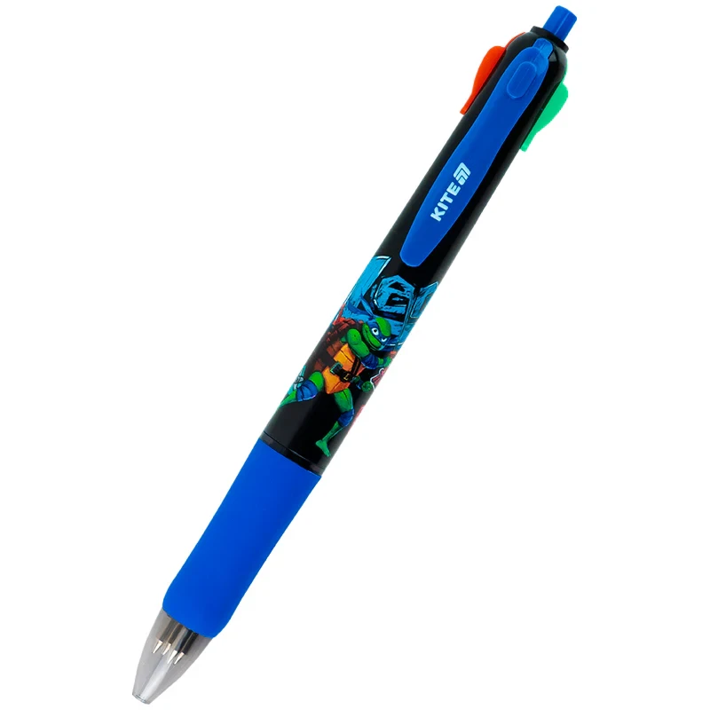 Ручка кулькова автоматична Kite Ninja Turtles NT25-067, 4 кольори, фото 1