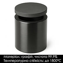 Набір: графітовий тигель + форма + 2 палички в подарунок | До 1800°C, фото 6