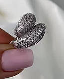 Жіноча срібне кільце, каблучка, родій 0846.10р, фото 5