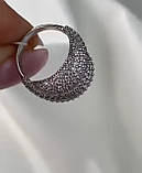 Жіноча срібне кільце, каблучка, родій 0846.10р, фото 6