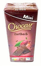 Шоколад Чорний 50% Choceur Zartherb Mini 5x40 г Німеччина (5 шт./1 уп)
