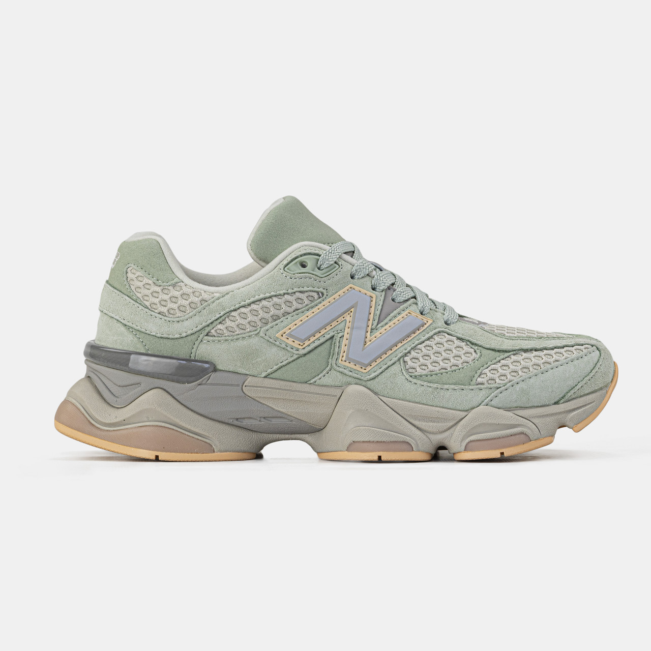 Жіночі Кросівки New Balance 9060 Mint Grey Orange / Нью Баланс 9060