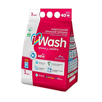 Порошок для прання 3кг автомат універсал Гірська свіжість iWash