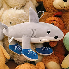 Дитяча м'яка плюшева іграшка "Tralalero Tralala" 35 х 24 см (AX), фото 3