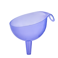 Воронка зливна середня пластик фіолетовий прозорий Алеана