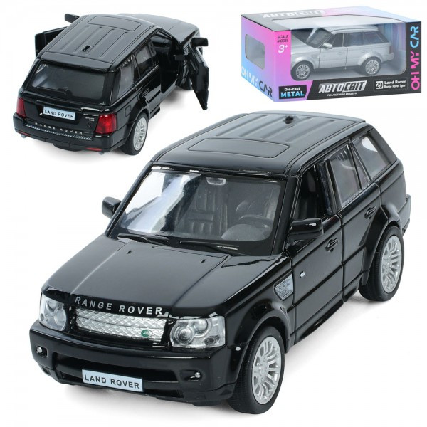 Джип автомодель "Range Rover Sport" AS-3083 АвтоСвіт, металевий, інерційний, 12 см, відчиняються двері