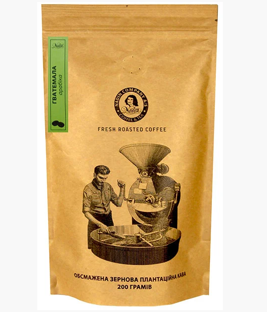 Кава зерно КФ 500гр Гватемала Надін