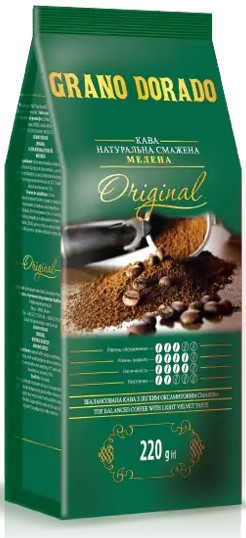 РОЗПРОДАЖ! Кава мелена Grano Dorado Original 220г