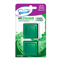 Таблетка для бачка унітазу WC Colour зелений 2шт KOLORADO