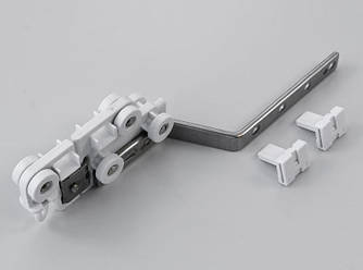 Каретка ведуча для електричного карнизу Torro, Somfy, біла