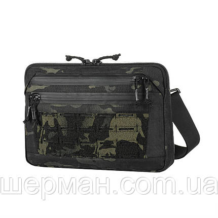 M-Tac сумка Admin Bag Medium Elite з липучкою Multicam Black/Black, фото 1